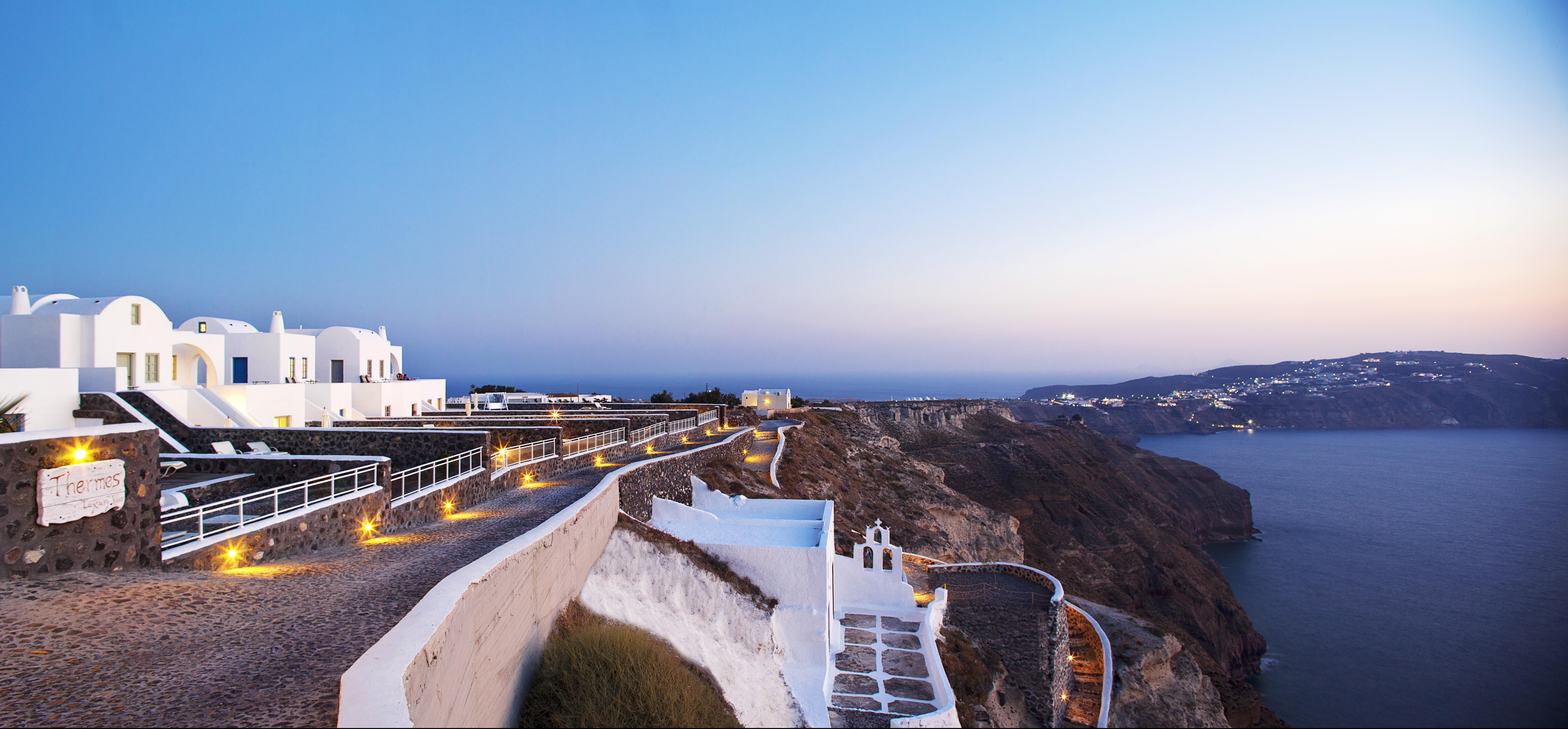 Thermes Luxury Villas And Spa (Adults Only) Megalochori  Buitenkant foto
