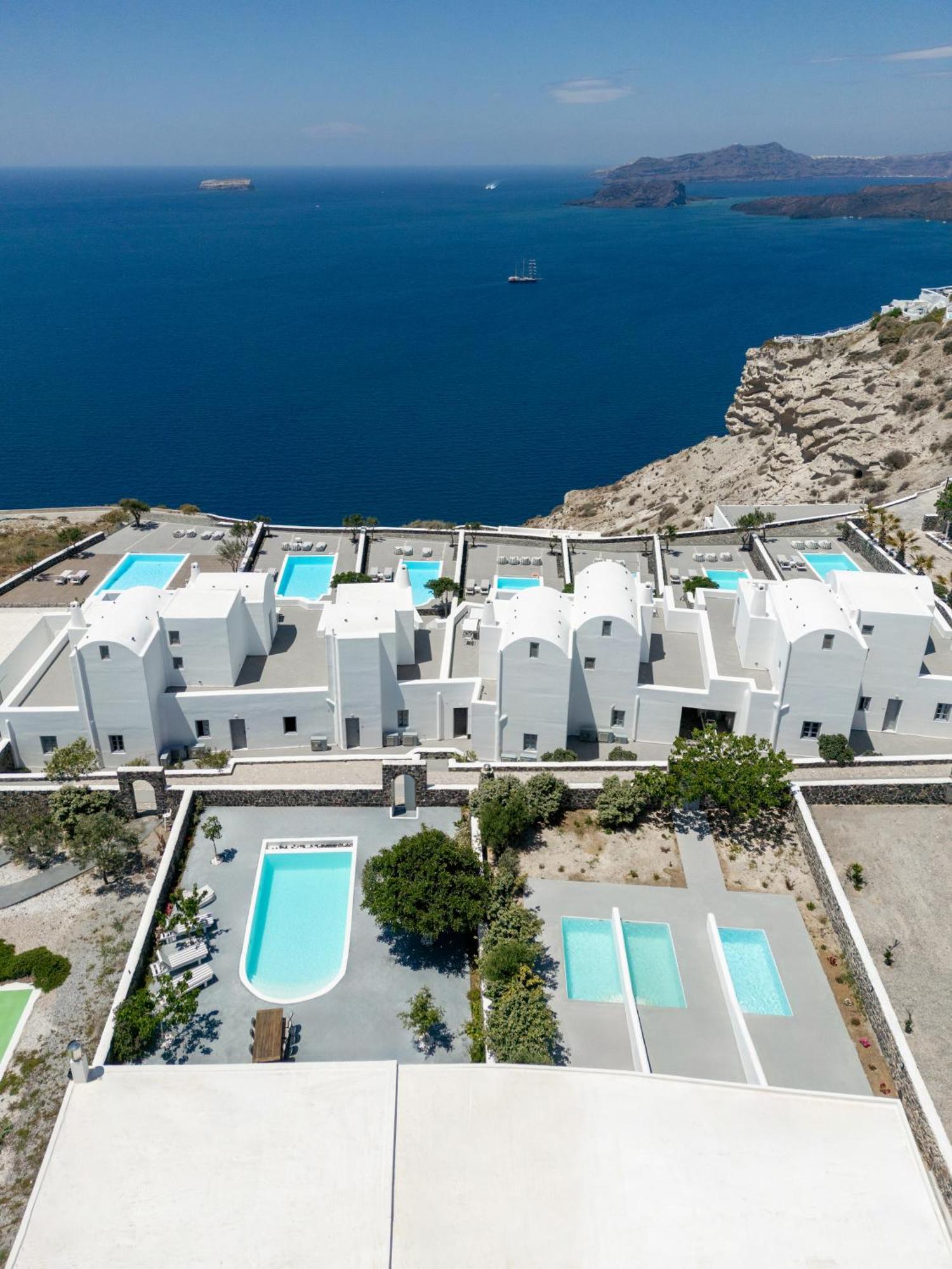 Thermes Luxury Villas And Spa (Adults Only) Megalochori  Buitenkant foto