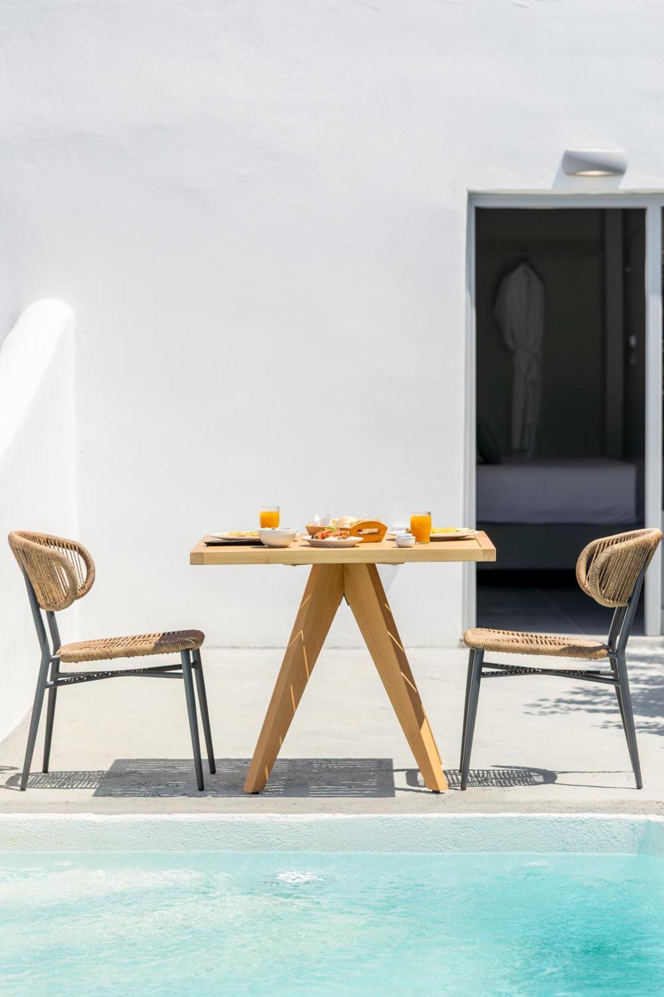 Thermes Luxury Villas And Spa (Adults Only) Megalochori  Buitenkant foto