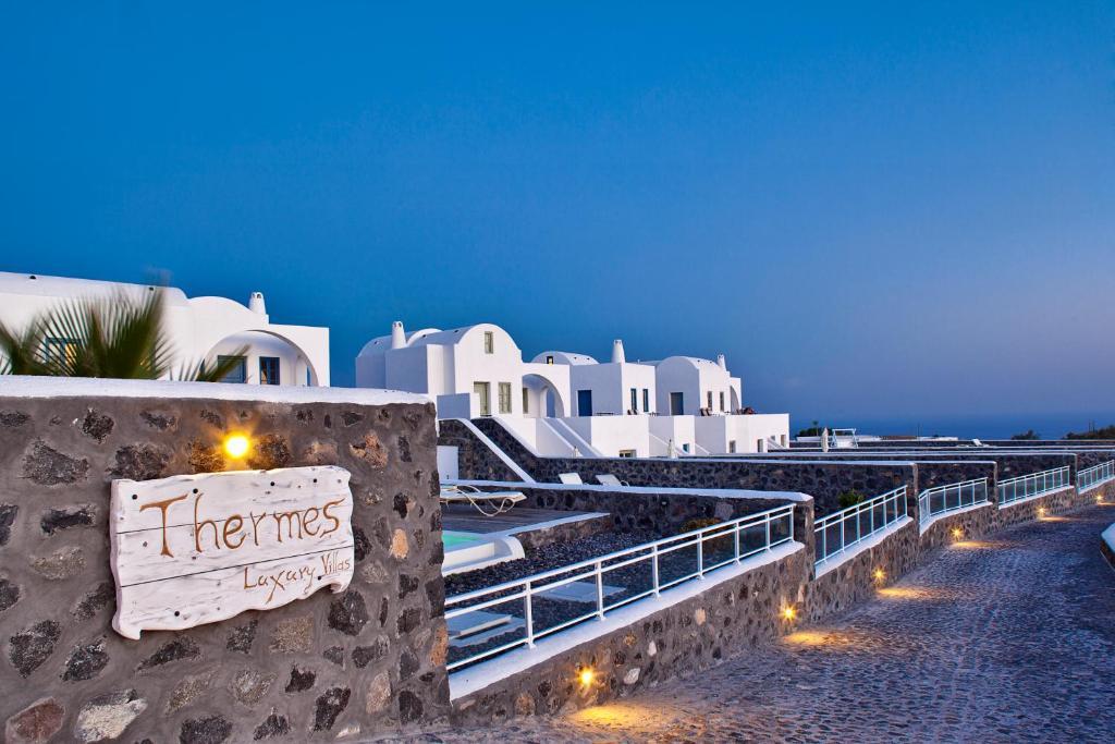 Thermes Luxury Villas And Spa (Adults Only) Megalochori  Buitenkant foto